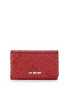 Love Moschino Embossed Logo Wallet