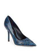 Dolce & Gabbana Embossed Leather Pumps