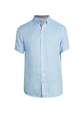 Heritage Report Collection Linen Button-up Shirt