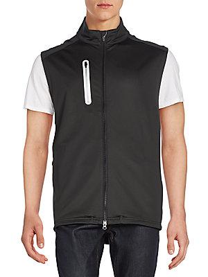 Zero Restriction Contrast-zip Vest