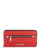 Love Moschino Faux Leather Continental Zip-around Wallet