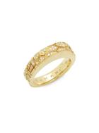 Ron Hami Orighami Diamond & 18k Yellow Gold Eternity Ring