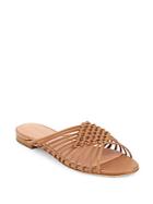 Sigerson Morrison Aggie Strappy Leather Slide Sandals