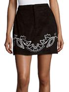 Minkpink Embroidered Cotton Skirt