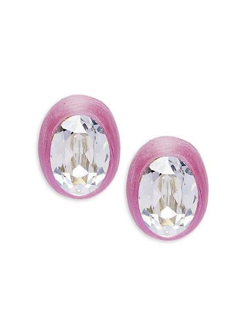 Alexis Bittar Crystal Stud Earrings