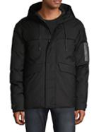 Maurice Benisti Snap-front Hooded Jacket