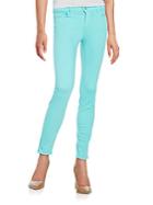 J Brand Low-rise Cropped Skinny Jeans