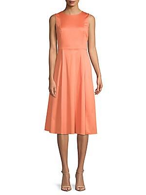 Donna Karan New York Sleeveless Fit-and-flare Dress