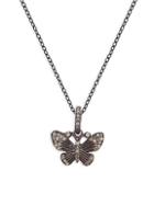 Adornia Fine Jewelry Diamond Butterfly Pendant Necklace