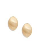 Saks Fifth Avenue Made In Italy 14k Yellow Gold Boat Stud Earrings