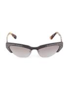 Miu Miu 59mm Cat Eye Rhinestone Sunglasses