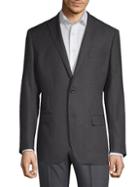 Michael Kors Collection Slim-fit Wool Grid Sports Jacket