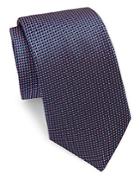 Saks Fifth Avenue Made In Italy Geometric-motif Silk Tie