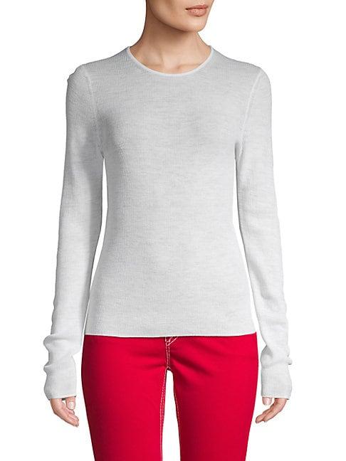 Vince Ribbed Wool Top