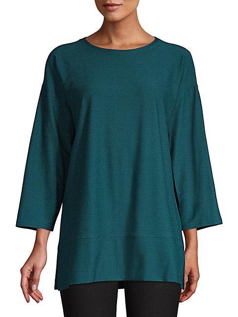 Eileen Fisher Stretch Crepe Tunic