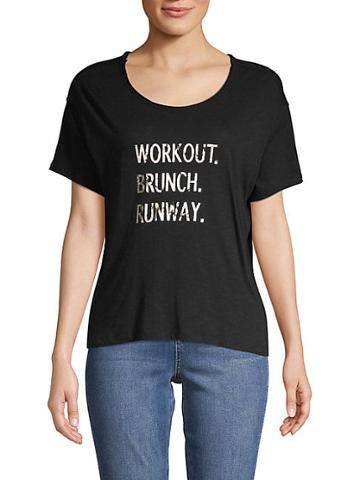 Nanette Lepore Boxy-fit Graphic Tee