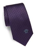 Versace Collection Embroidered Silk Tie