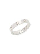 Estate Fine Jewelry Cartier Vintage18k White Gold Band Ring