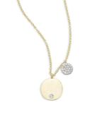Meira T Diamond & 14k Yellow Gold Pendant Necklace