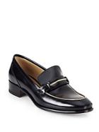 Salvatore Ferragamo Reed Leather Loafers