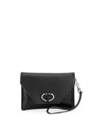 Valentino Garavani Envelope Leather Wristlet