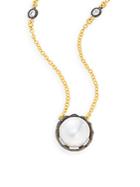 Freida Rothman 13.5mm White Round Pearl Pendant Necklace