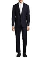 Lubiam Box Striped Wool Suit