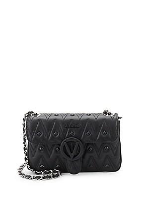 Valentino By Mario Valentino Poison Studded Leather Crossbody Bag