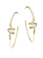 Alexis Bittar Crystal-encrusted Spiral Earrings