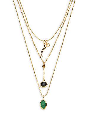 Diane Von Furstenberg Three-layer Pendant Necklace