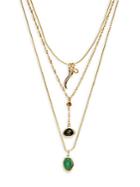 Diane Von Furstenberg Three-layer Pendant Necklace