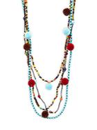 Pannee Multi-layered Beaded Necklace