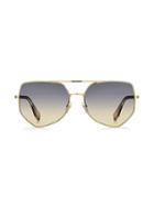 Marc Jacobs 59mm Geometric Aviator Sunglasses