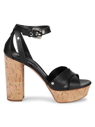 Casadei Leather Ankle-strap Sandals