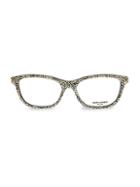 Saint Laurent 52mm Rectangular Reading Glasses