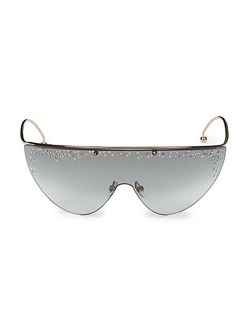 Givenchy 75mm Shield Sunglasses