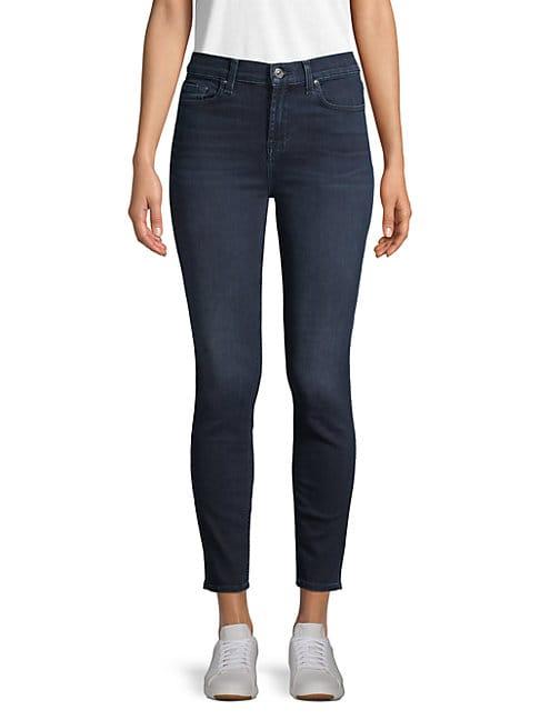 7 For All Mankind Gwenevere High-waist Ankle Skinny Jeans