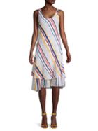 Le Marais Striped Cotton Midi Dress