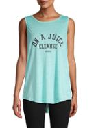 Marc New York Performance Graphic Cutout-back Tank Top