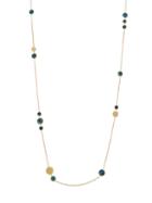 Marco Bicego Jaipur Color 18k Yellow Gold & Topaz Station Necklace