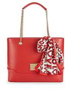Love Moschino Scarf Faux Leather Tote