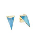 Alexis Bittar Lucite 10k Gold-plated Stud Earrings