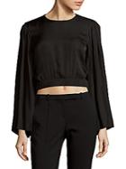 Elizabeth And James Ava Full Pleated Bell Sleeve Top