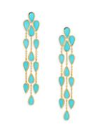Ippolita 18k Yellow Gold & Turquoise Drop Earrings