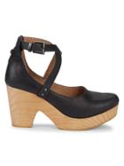 Free People Buena Vista Leather Mary Jane Clogs