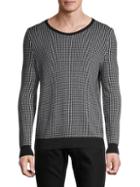 Ron Tomson Checkered Sweater