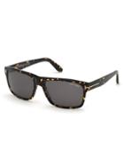 Tom Ford August 56mm Square Sunglasses
