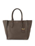 Michael Kors Collection Logo Leather Tote