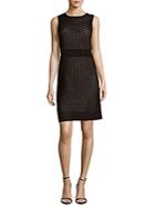 Lafayette 148 New York Geometric Sheath Dress