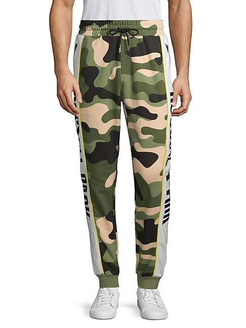 Russell Park Camouflage Cotton Blend Jogger Pants
